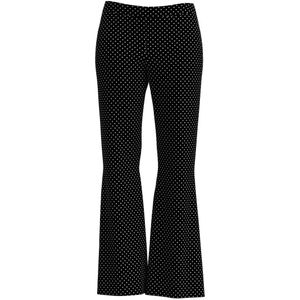 Grunt Velours Broek - Liexlip - Zwart m. Zilver Stippen - Grunt - 10 jaar (140) - Velours Broek