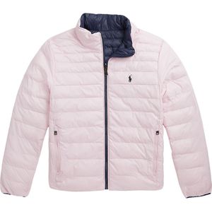Polo Ralph Lauren Gevoerde Jas - Omkeerbaar - Roze Poeder/Navy - Polo Ralph Lauren - 6 jaar (116) - Donsjassen