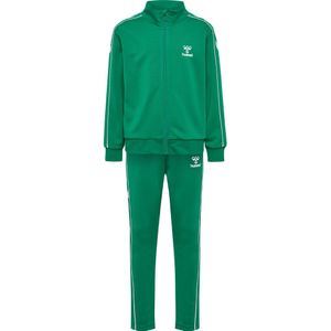 Hummel Trainingspak - hmlTrack - Pepper Green m. Logo - Hummel - 14 jaar (164) - Trainingspak