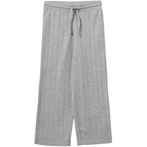 Sofie Schnoor Broek - LovaSK - Grijs Gevlekt m. Pointelle - Sofie Schnoor - 3 jaar (98) - Broeken - Katoen