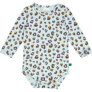 Freds World Romper l/s - Leo - Aqua/Mandarijn/Pastel - Freds World - 68 - Romper L/S