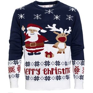 Jule-Sweaters Blouse - Ultiem - Navy - Jule-Sweater - 6-12 mnd - Shirts