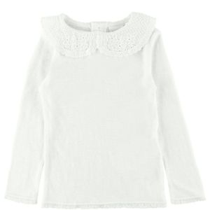 Name It Blouse - Wol - NmfWang - Snow White m. Ruffle/Pointelle - Name It - 2 jaar (92) - Shirts