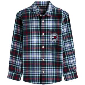 Tommy Hilfiger Overhemd - Grafische controle - Dark Navy/Control - Tommy Hilfiger - 3 jaar (98) - Overhemd