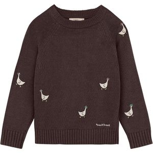 Fliink Blouse - Gebreid - Mahdi - Koffieboon - Fliink - 80 - Shirts