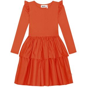 Molo Jurk - Cathi - Rood Clay - Molo - 3-4 jaar (98-104) - Jurk