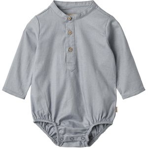 Wheat Hemdromper L/æ - Victor - Cloudy Lucht - Wheat - 1 jaar (80) - Romper L/S