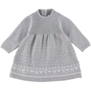 Emporio Armani Jurk - Wol - Grijs Gevlekt m. Wit - Emporio Armani - 12 mnd - Jurk
