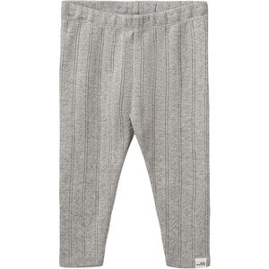 Sofie Schnoor Leggings - Nalinesb - Grijs Gevlekt m. Pointelle - Sofie Schnoor - 56 - Leggings