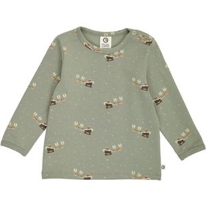 Müsli Blouse - Kerstmis - Shadow/Deep Green/Conditioner Cream - Müsli - 74 - Shirts