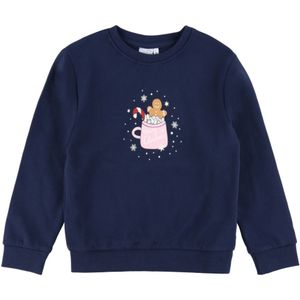 Sweatshirt - Kerst - Geborstelde Sweatstof - Lange Mouwen - Regular Fit