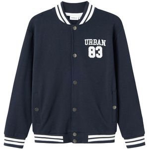 Name It Cardigan - NkmKiel - Navy Blazer m. Print - Name It - 7-8 jaar (122-128) - Cardigan
