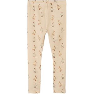 Lil' Atelier leggings - Rib - NmfGavo - Zanddollar/Eend - Lil Atelier - 2 jaar (92) - Leggings