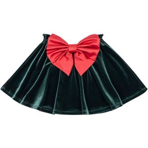 Konges Sløjd Rok - Fluweel - Gia Bow - Dennenbos - Konges Sløjd - 2 jaar (92) - Rok