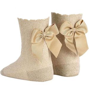 Condor Kniesokken m. Vlinderdas - Beige - Condor - 32/35 - Sokken