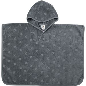 Müsli Handdoek Poncho - Stormachtig Blue - Müsli - 2-4 jaar (92-104) - Babyhanddoek