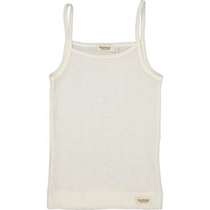 MarMar Onderhemd - Wol - Pointelle - Natural - MarMar - 2 jaar (92) - Onderhemd