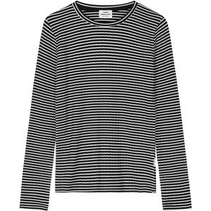 Mads Nørgaard Blouse - Rib - Viscose - Talika - Black/Vanilla Ic - Mads Nørgaard - 10 jaar (140) - Shirts