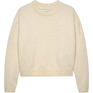 Calvin Klein Blouse - Polyester/Wol - Witkopgrijs - Calvin Klein - 8 jaar (128) - Shirts