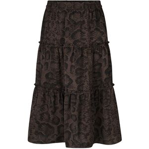 Rosemunde Rok - Gerecycled Polyester - Gerookt Oak Snake Print - Rosemunde - 14 jaar (164) - Rok