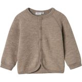 Merinowol - Gebreid Vest - Cardigan - O-hals - Lange Mouwen