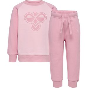Hummel Sweatset - hmlMini - Roze Nectar - Hummel - 4 jaar (104) - Joggingpakken