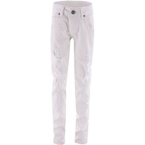 Hound Jeans - Pipe Gescheurd - Wit Denim - Hound - 14 jaar (164) - Jeans