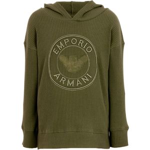 Emporio Armani Hoodie - Rib - Kever m. Logo - Emporio Armani - 12 jaar (152) - Hoodie
