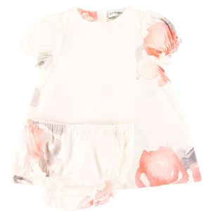Emporio Armani Jurk m. Bloomers - Wit m. Bloemen - Emporio Armani - 74 - Jurk