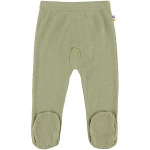 Joha Leggings m. Voet - Rib - Wol/Zijde - Groen - Joha - 50 - Leggings - Wol