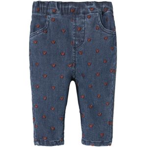 Lil Atelier Jeans - Loose - NbfLiva - Dark Blue Denim/Heart Verp - Lil Atelier - 56 - Jeans