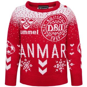 Hummel Blouse - Gebreid - hmlDBU Fan KERST - Tango Red - Hummel - 68 - Shirts