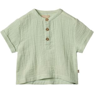 Wheat Overhemd - Mousseline - Svend - Soft Mint - Wheat - 68 - Hemd S/S