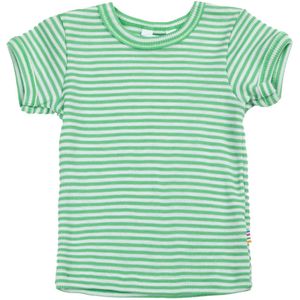 Joha T-Shirt - Rib - Wol/Zijde - Off White/Groen - Joha - 70 - T-Shirts