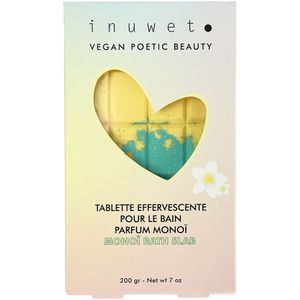 Inuwet Badtablet Fizz - 200g - Monoi - Inuwet - OneSize - Persoonlijke Verzorging