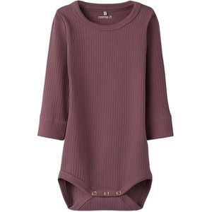 Name It Romper l/s - NbfRinara - Grape Shake - Name It - 56 - Romper L/S