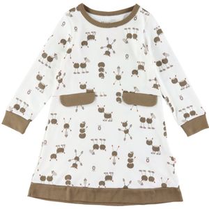 Katvig Jurk - Off White m. Kastanjefiguren - Katvig - 1 jaar (80) - Jurk