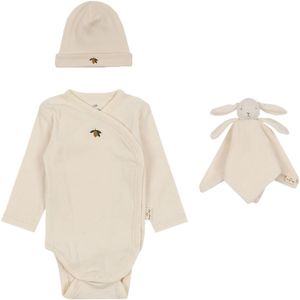 Konges Sløjd Cadeaubox - Knuffeldoekjes/Muts/Romper l/s - Offwhi - Konges Sløjd - 44 - Romper L/S