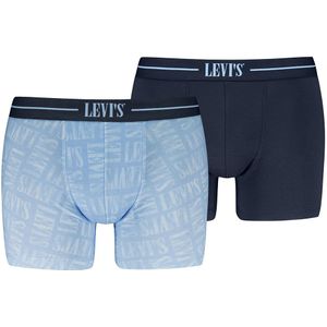 Levis - Boxershorts - Blauw - 2-pack