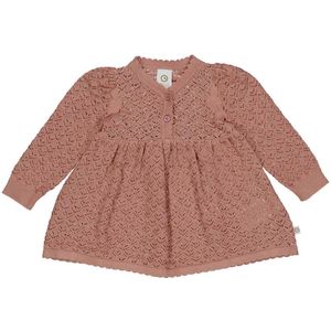 Müsli Jurk - Gebreid - Scallop - Daydream - Müsli - 3 jaar (98) - Jurk
