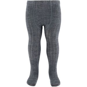 Condor Panty's - Wol/Acryl - Antraciet Grijs - Condor - 9-10 jaar (134-140) - Panty's