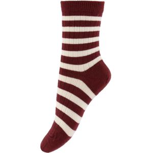 MP Sokken - Rib - Wol - Elis - Wine Uitg - MP - 25/28 - Sokken