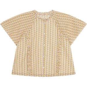 Zadig & Voltaire Top - Gold Yellow m. Patroon - Zadig & Voltaire - 10 jaar (140) - Tanktop