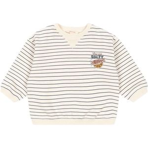 Konges Sløjd Sweatshirt - Amio - Kapiteins Blue/Antique White - Konges Sløjd - 74 - Sweatshirt