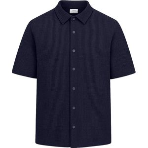 Grunt Overhemd - Wafel - GRAlfred - Navy - Grunt - 16 jaar (176) - Hemd S/S