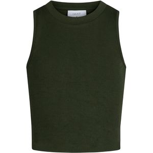 Grunt Top - Rib - Vroeger - Army Green - Grunt - 8 jaar (128) - Tanktop
