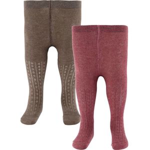 Minymo Panty's - 2-pack - Decoratief Rose - Minymo - 56/62 - Panty's