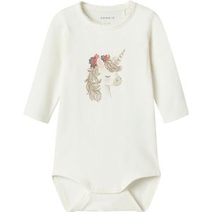 Name It - Nbfnicorn Ls Body - Cloud Dancer - Kleding