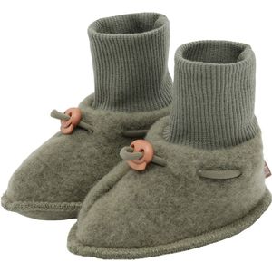 Hust and Claire Kruipschoenen - Felice - Wol - Turtle - Hust and Claire - 6-9 mnd - Kruipschoenen