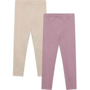 Minymo Leggings - AOP - 2-pack - Elderberry - Minymo - 4 jaar (104) - Leggings